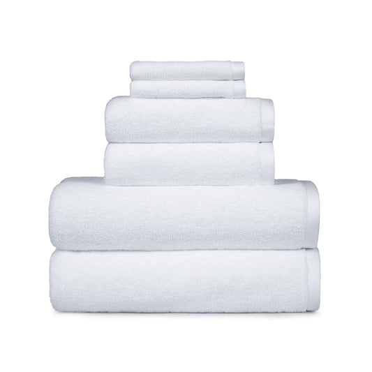 Better Homes & Gardens PowerLoft 6 Piece Bath Towel Set, Arctic White